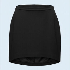 NWT Talbots Skirt Womens Petite Size 16 Black Knee Length Pencil Straight